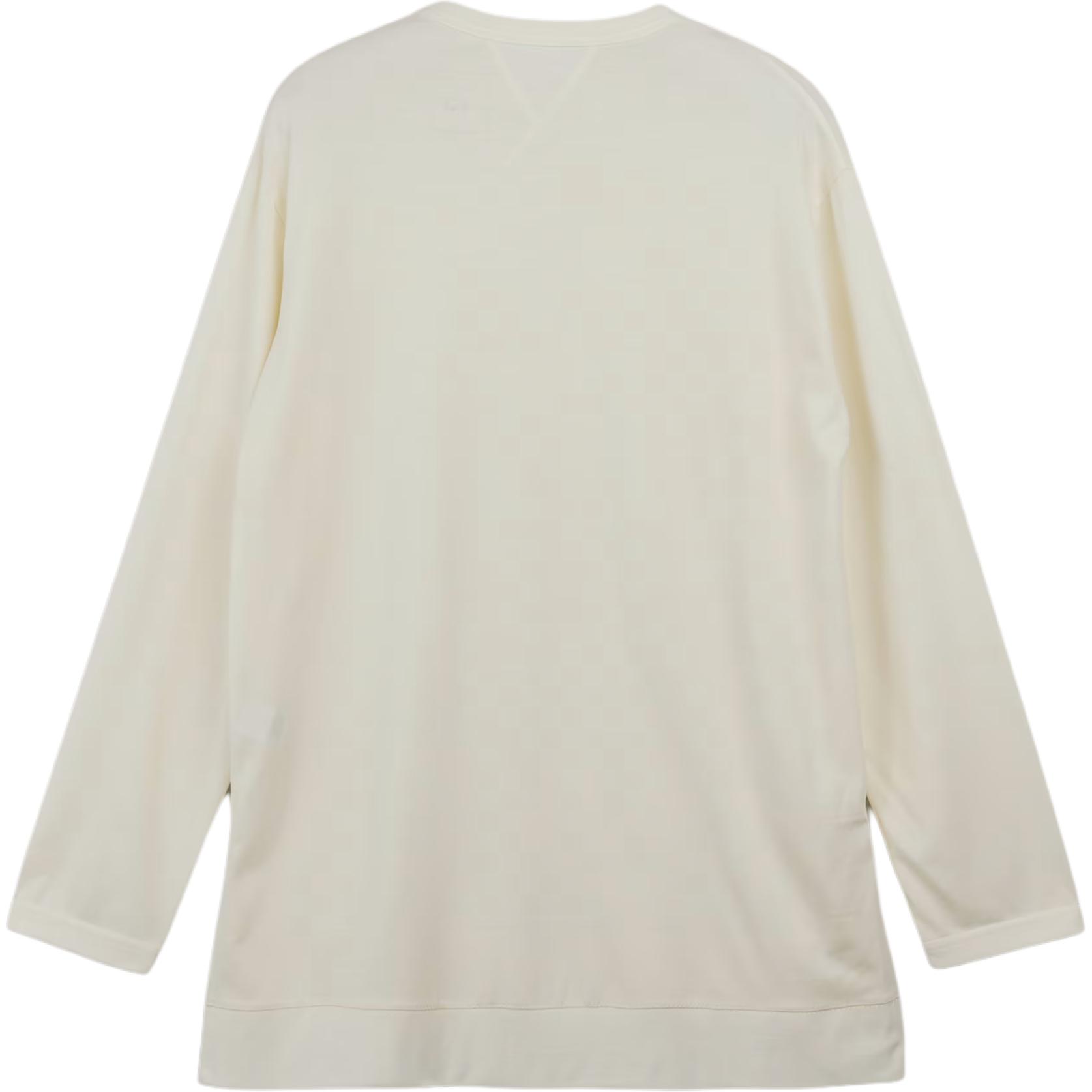 Y-3 U LS Tee Prem Off-White Unisex Crewneck Pullover Sweatshirt IX0400 圖 3