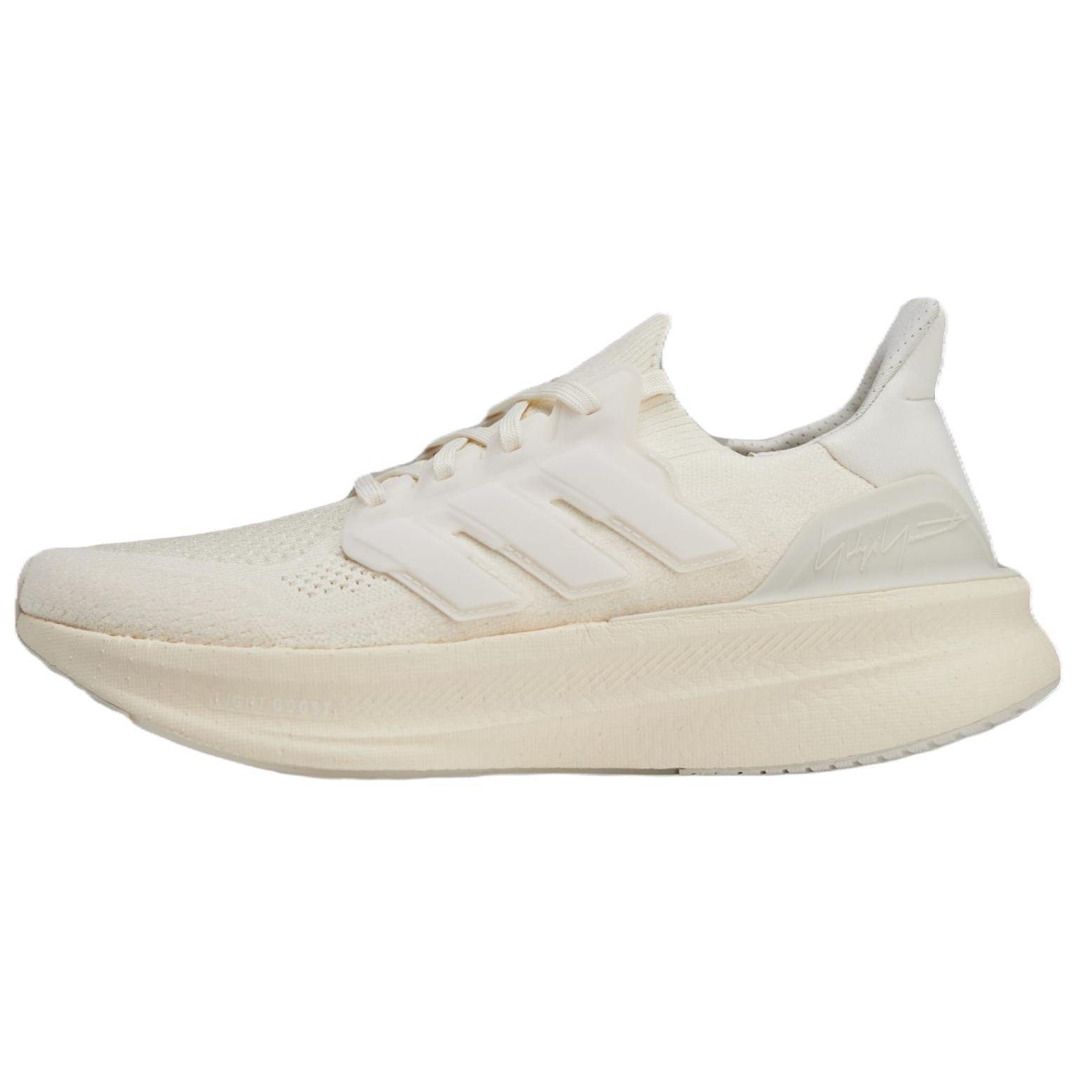 Y-3 Ultraboost 5 White Low-Top Lifestyle Sneakers Comfortable Casual. JP7439