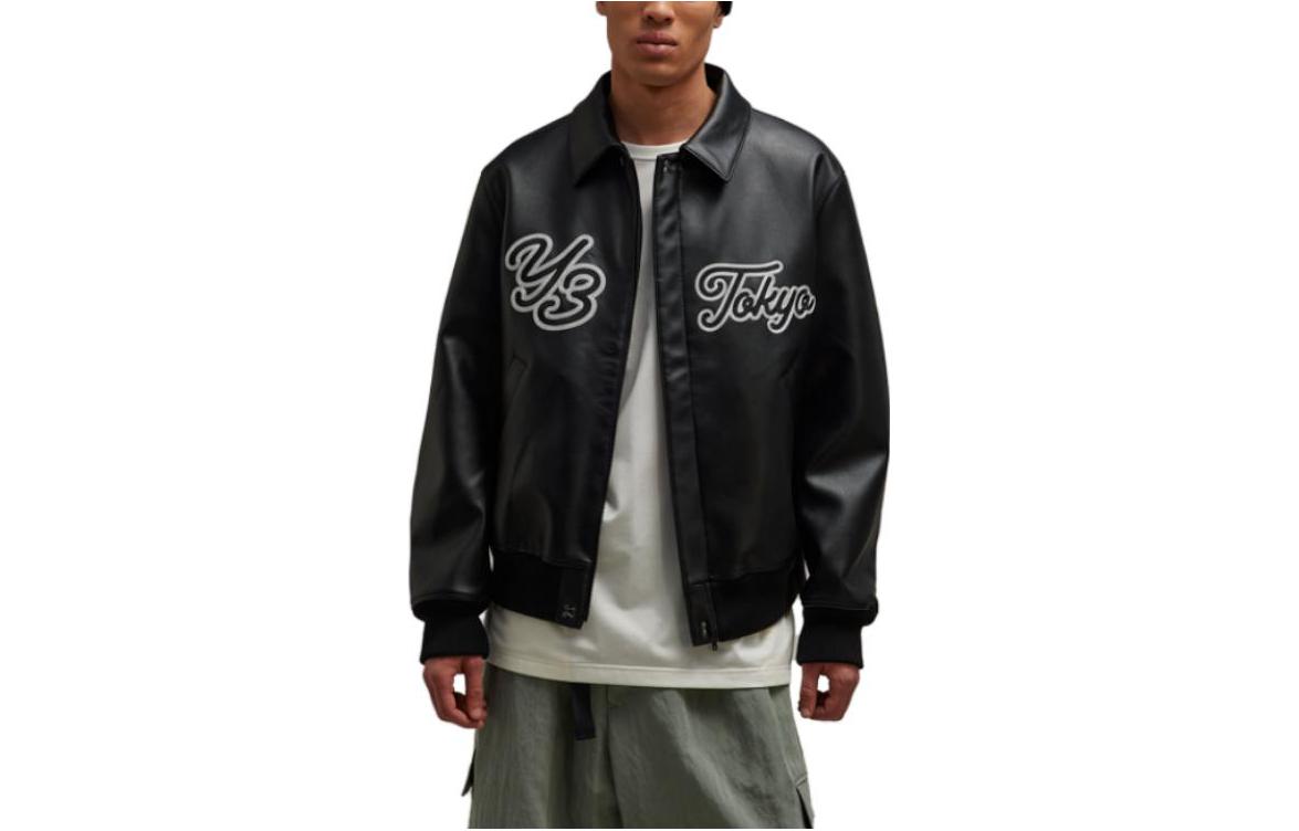 Y-3 Unisex Casual Letter Polo Collar Jacket IQ2144