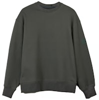 Y-3 Unisex Crewneck Solid Color Long Sleeve Sweatshirt Green. IP7695 Y-3 Unisex Crewneck Solid Color Long Sleeve Sweatshirt Green. IP7695