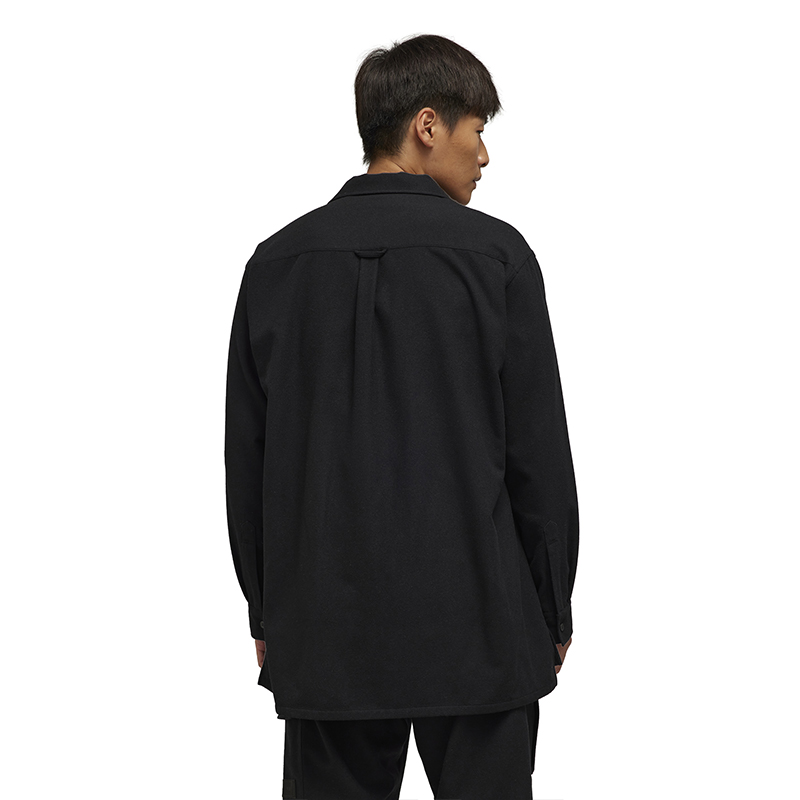 Shop Y-3 유니섹스 가을 솔리드 컬러 캐주얼 재킷. IP5562