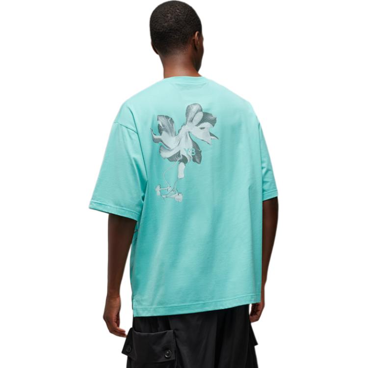 Purchase Camiseta Unisex Azul Y-3 con Estampado Gráfico IV7743