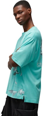 Camiseta Unisex Azul Y-3 con Estampado Gráfico IV7743 Sizing Camiseta Unisex Azul Y-3 con Estampado Gráfico IV7743