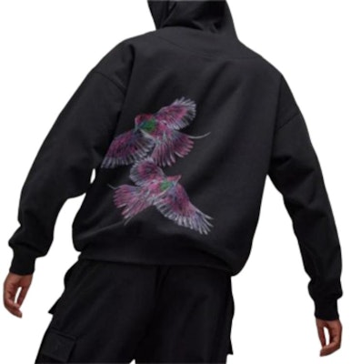 Y-3 Unisex Graphic Print Pullover Hoodie Black Long Sleeve IX0403 Purchase Y-3 Unisex Graphic Print Pullover Hoodie Black Long Sleeve IX0403