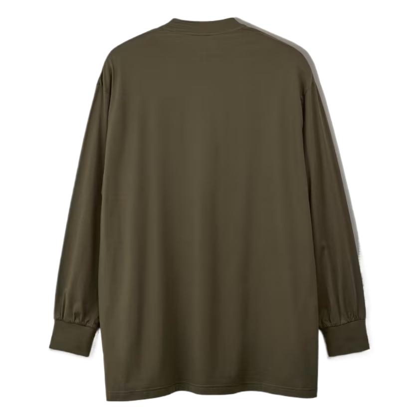 Lookbook Y-3 男女同款绿色长袖圆领卫衣 - 透气舒适 JD9820