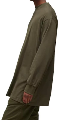 Y-3 男女同款绿色长袖圆领卫衣 - 透气舒适 JD9820 Shop Y-3 男女同款绿色长袖圆领卫衣 - 透气舒适 JD9820