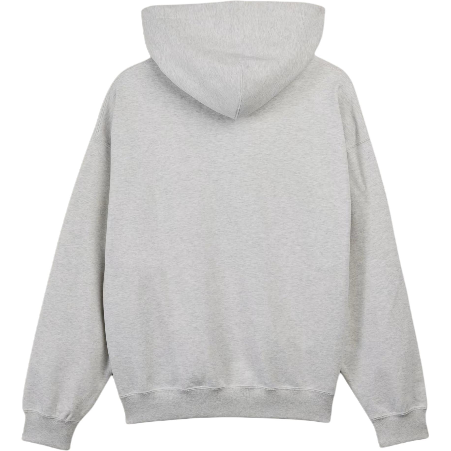 Lookbook Y-3 Unisex Grey Pullover Hoodie Long Sleeve Sweater. JD9817