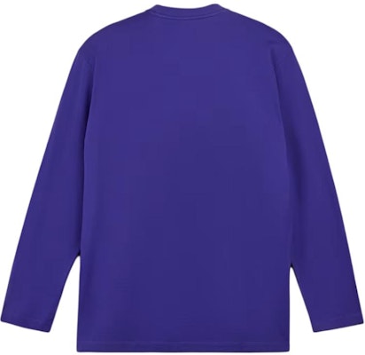 Y-3 男女款藍紫色長袖圓領T恤 JD9834 Lookbook Y-3 男女款藍紫色長袖圓領T恤 JD9834