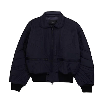 Y-3 Unisex Loose Fit Black Jacket with Turn-Down Collar IP-7929