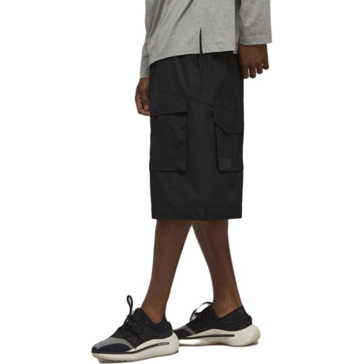 Y-3 Unisex Loose Fit Black Solid Color Shorts H63075 圖 3