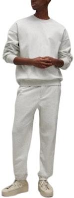 Y-3 男女宽松款圆领套头衫浅灰色卫衣 JD9802 Shop Y-3 男女宽松款圆领套头衫浅灰色卫衣 JD9802