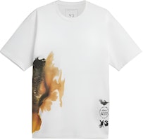 Y-3 Unisex Loose Fit Crewneck T-Shirt Core White JX4744 Y-3 Unisex Loose Fit Crewneck T-Shirt Core White JX4744