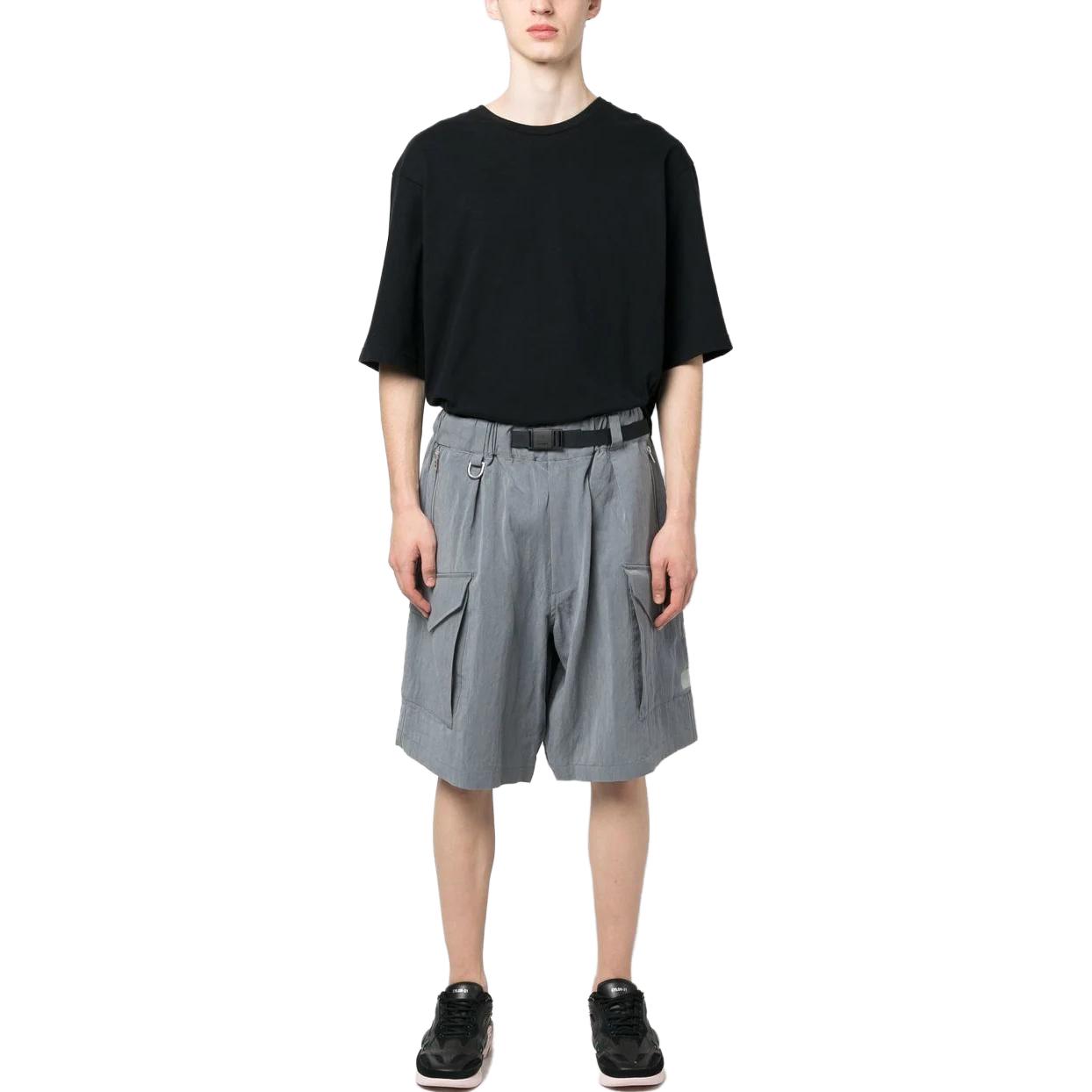 Lookbook Y-3 ユニセックス ルーズフィット ウエストショーツ グレー HZ8858