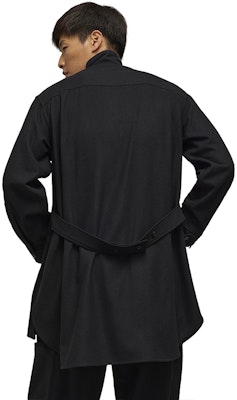 Y-3 유니섹스 미드 기장 솔리드 컬러 트렌치코트 IL2156 Shop Y-3 유니섹스 미드 기장 솔리드 컬러 트렌치코트 IL2156