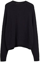 Y-3 Unisex Plain Knit Crewneck Sweater Black. H63087 Y-3 Unisex Plain Knit Crewneck Sweater Black. H63087
