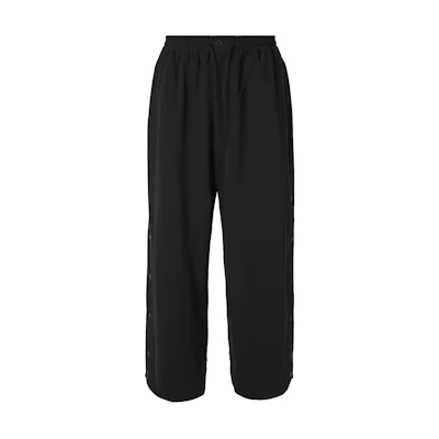 Y-3 Unisex Relaxed Fit Button Pants in Black GK4364