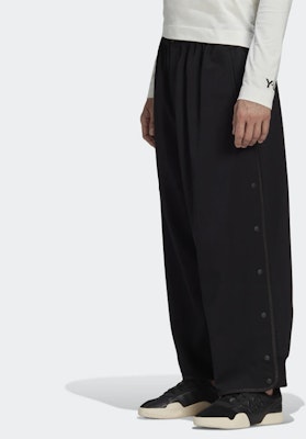 Y-3 男女同款宽松版黑色纽扣长裤 GK4364 Details for Y-3 男女同款宽松版黑色纽扣长裤 GK4364