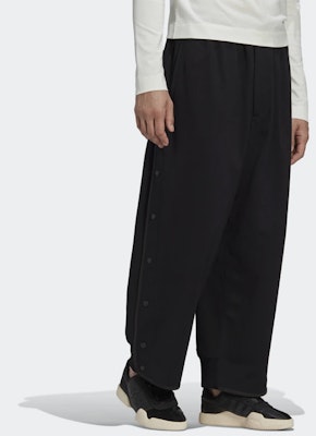 Y-3 男女同款宽松版黑色纽扣长裤 GK4364 Sizing Y-3 男女同款宽松版黑色纽扣长裤 GK4364