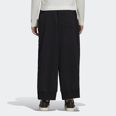 Y-3 男女同款宽松版黑色纽扣长裤 GK4364 Cheap Y-3 男女同款宽松版黑色纽扣长裤 GK4364