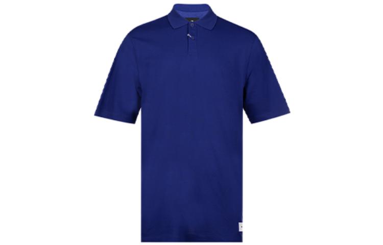Order Y-3 男女同款纯色休闲短袖POLO衫 蓝色 IB4780BCS