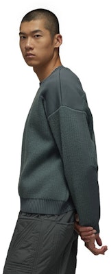 Y-3 Unisex Baju Sejuk Wool Oversized Crewneck - Gaya Kasual. IP7944 Shop Y-3 Unisex Baju Sejuk Wool Oversized Crewneck - Gaya Kasual. IP7944