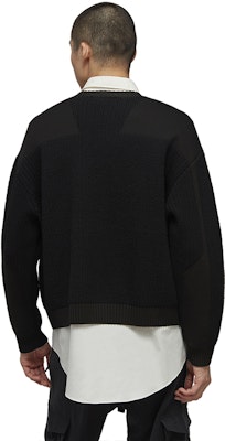 Y-3 Utility Crew Sweater Musim Luruh & Sejuk Hitam. 39-H63084 Lookbook Y-3 Utility Crew Sweater Musim Luruh & Sejuk Hitam. 39-H63084