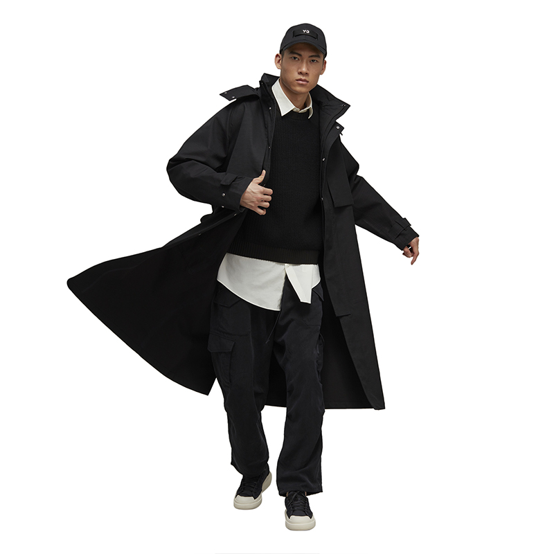 Purchase Y-3 Utility Crew Sweater Musim Luruh & Sejuk Hitam. 39-H63084