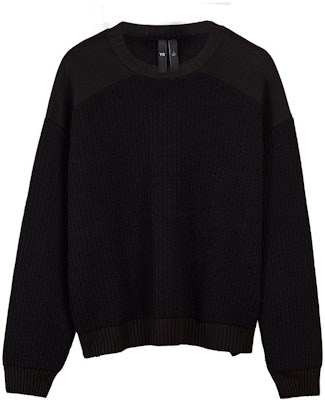 Y-3 Utility Crew Sweater Musim Luruh & Sejuk Hitam. 39-H63084 Details for Y-3 Utility Crew Sweater Musim Luruh & Sejuk Hitam. 39-H63084
