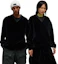 Lookbook Y-3 Velvet Crew Minimalist Pullover Sweatshirt Unisex Black IL2146