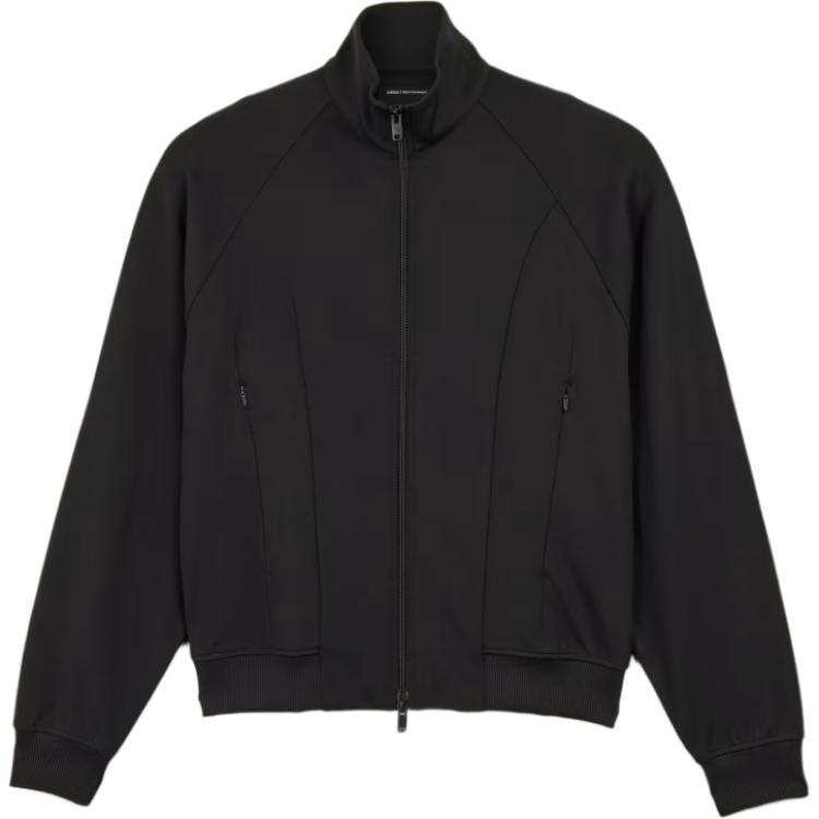 Order Y-3 W Track Jacket Black  Zipper Stand Collar Long Sleeve Outerwear JD9793
