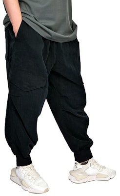 Y-3 W Twill Cargo Pants Seluar Kasual Potongan Longgar Hitam. IP7923 Shop Y-3 W Twill Cargo Pants Seluar Kasual Potongan Longgar Hitam. IP7923