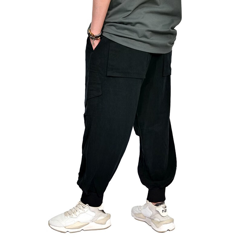Purchase Y-3 W Twill Cargo Pants Seluar Kasual Potongan Longgar Hitam. IP7923