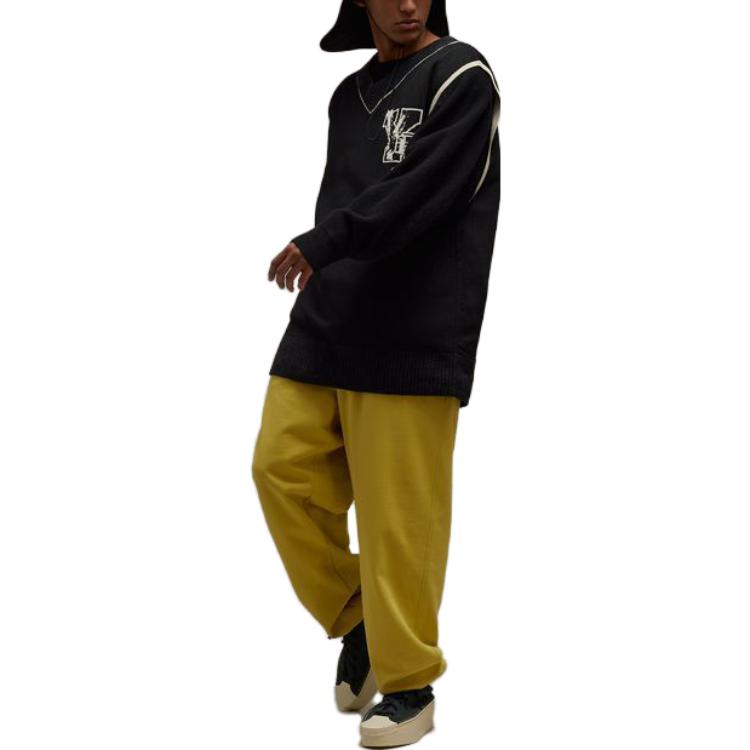 Lookbook Chaleco de Punto Negro Unisex Y-3 WF23 Escote en V IL4619