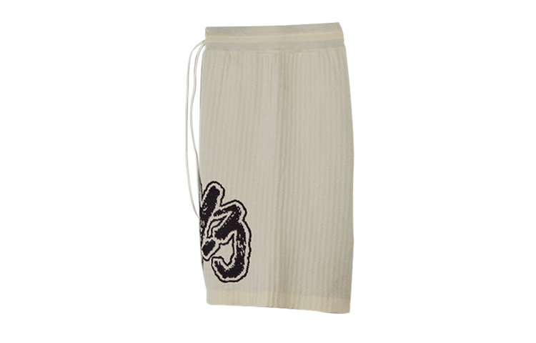 Y-3 White Big Logo Relaxed Fit Shorts Unisex Casual Wear IA3105