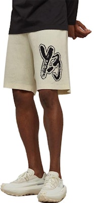 Y-3 White Big Logo Relaxed Fit Shorts Unisex Casual Wear IA3105 Shop Y-3 White Big Logo Relaxed Fit Shorts Unisex Casual Wear IA3105