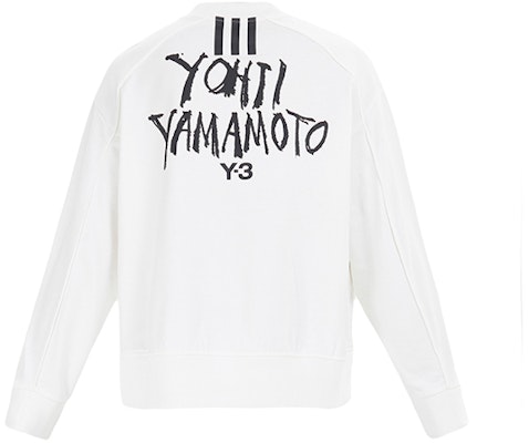 Y-3 白色圆领卫衣,背面标志性Logo设计 DY7158 Order Y-3 白色圆领卫衣,背面标志性Logo设计 DY7158