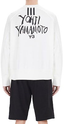 Y-3 白色圆领卫衣,背面标志性Logo设计 DY7158 Purchase Y-3 白色圆领卫衣,背面标志性Logo设计 DY7158