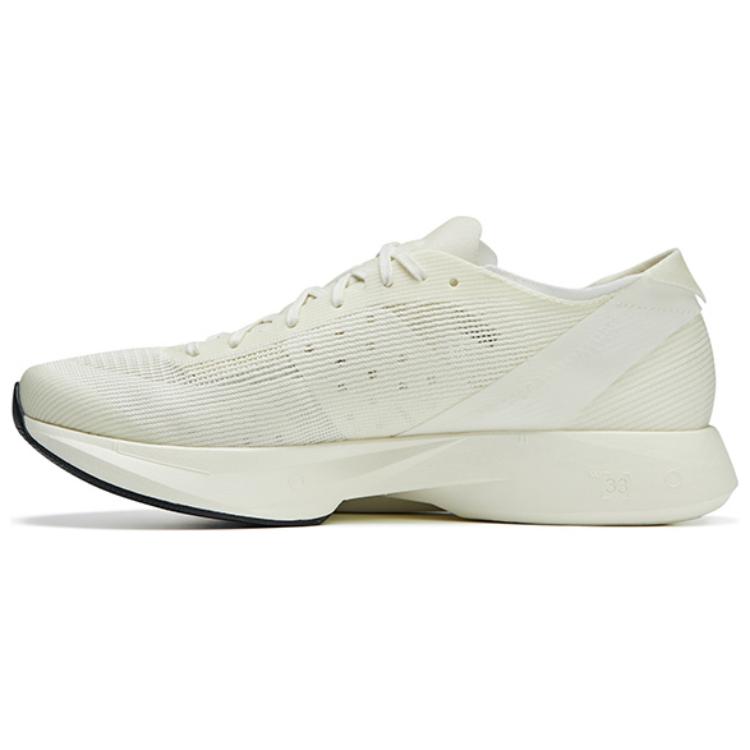 (Women) Y-3 White Low-Top Lace-Up Casual Sneakers Durable Lifestyle Shoes JH9179