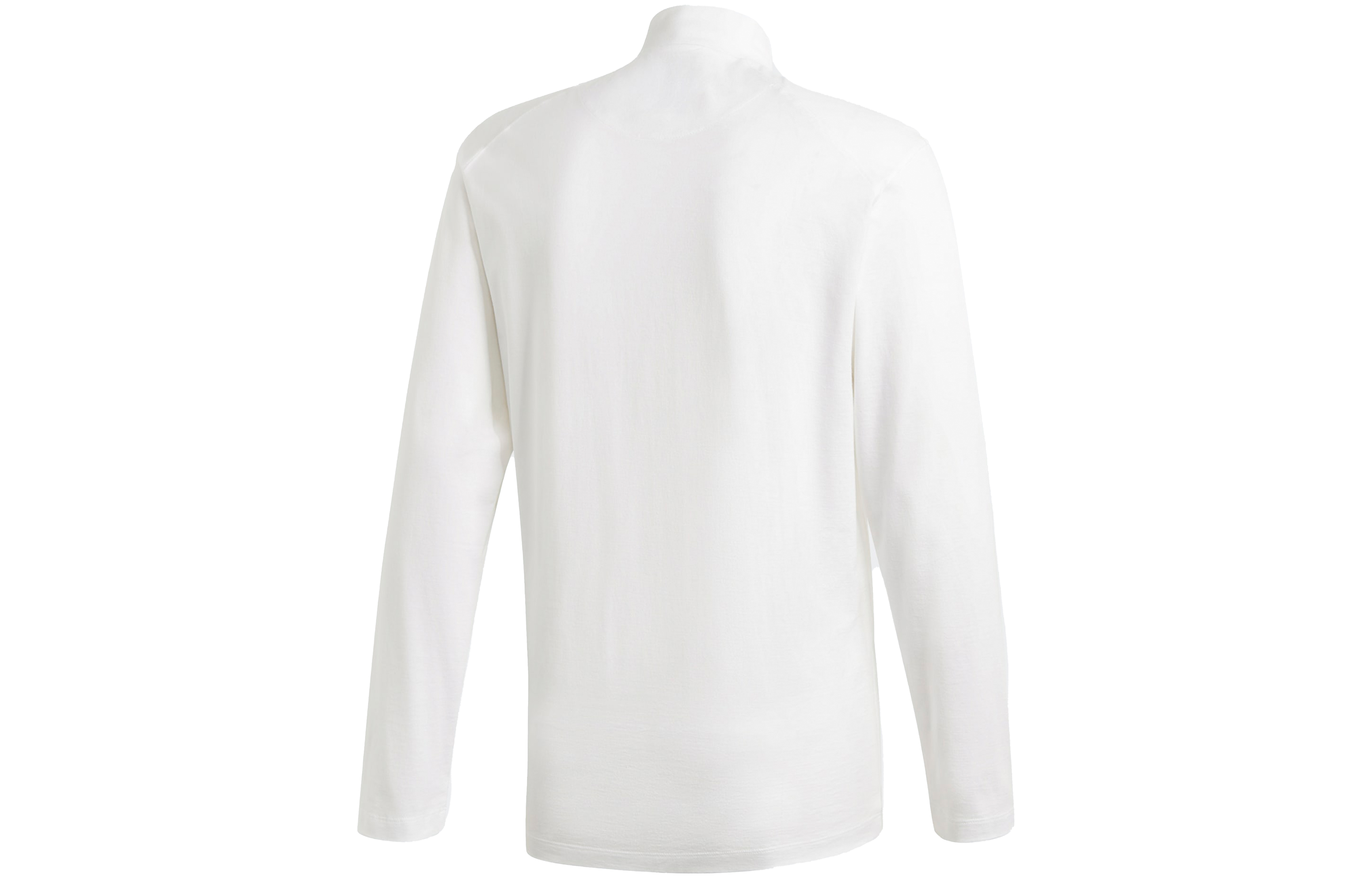 Lookbook Y-3 メンズ ホワイト ミニマリスト ロングスリーブ カジュアル Tシャツ GK4496