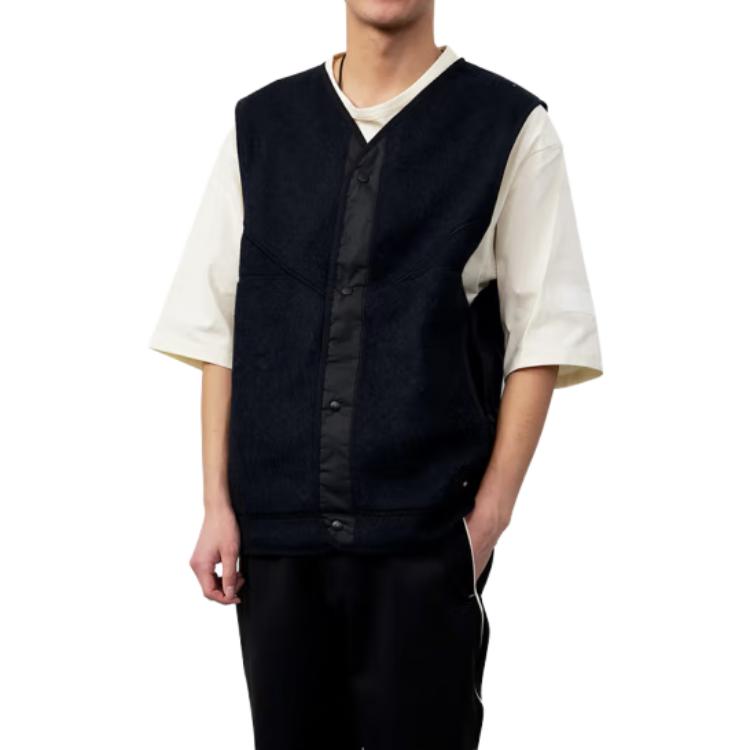 Y-3 Wool Travel Vest Black - Casual Style H63022