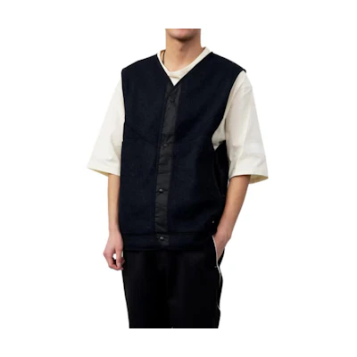 Y-3 Wool Travel Vest Black - Casual Style H63022