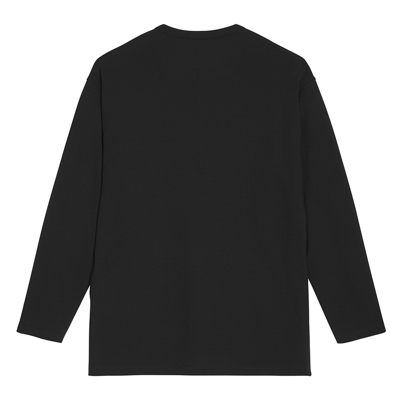 Y-3 WRKWR SS Henley Long Sleeve Tee Unisex Black IN8700