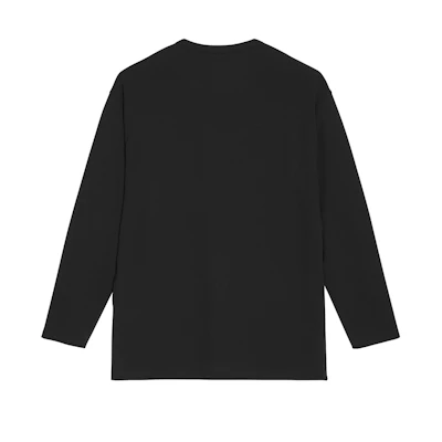Y-3 WRKWR SS Henley Long Sleeve Tee Unisex Black IN8700