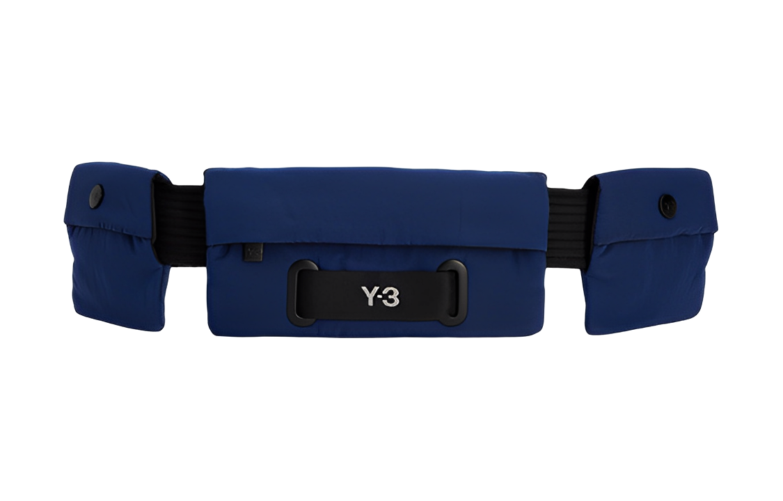 Y-3 X BODY M Logo Blue Unisex Sports Belt IK7228