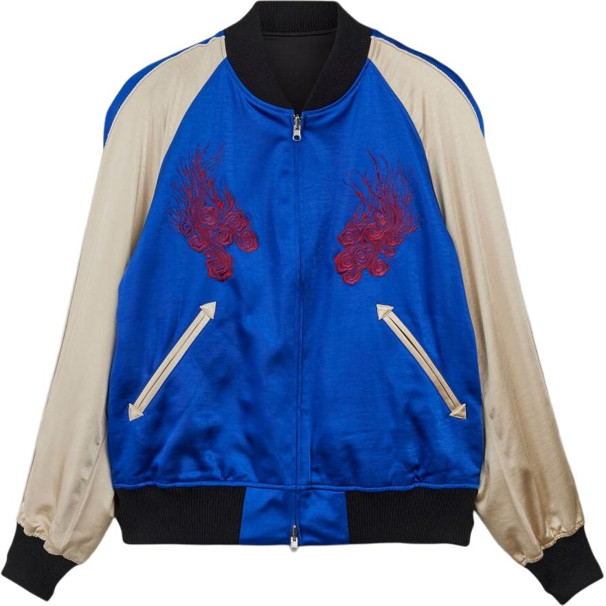 Y-3 JFA Colorblock Reversible Full-Zip Jacket Unisex Blue IW4988