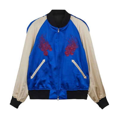 Y-3 JFA Colorblock Reversible Full-Zip Jacket Unisex Blue IW4988