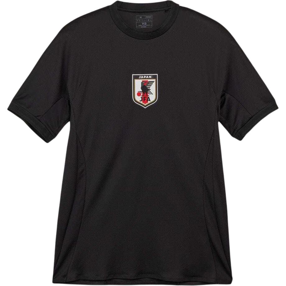 Y-3 x JFA SS24 Black Logo Print Soccer Jersey Tee IW7390