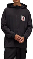 Shop Y-3 x JFA SS24 黑色三條紋聯名連帽外套 IW7385