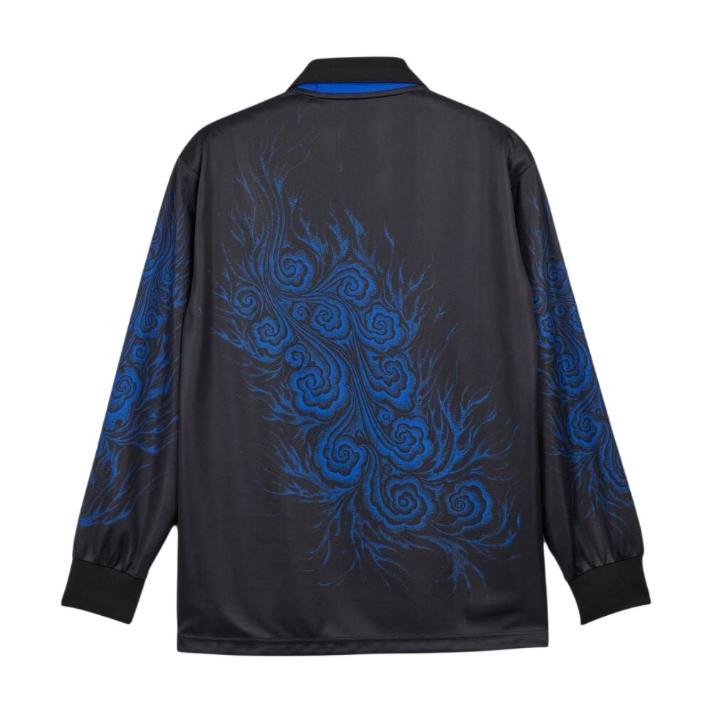 Lookbook Y-3 x JFA SS24 Unisex Baju Lengan Panjang Biru - Bergaya & Selesa JC7571