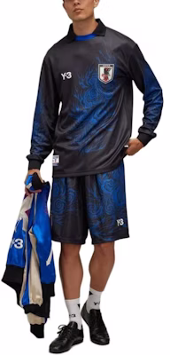 Y-3 x JFA SS24 Unisex Baju Lengan Panjang Biru - Bergaya & Selesa JC7571 Shop Y-3 x JFA SS24 Unisex Baju Lengan Panjang Biru - Bergaya & Selesa JC7571